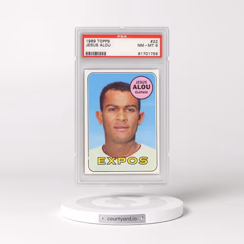 1969 Topps #22 Jesus Alou (PSA 8 NM-MT)