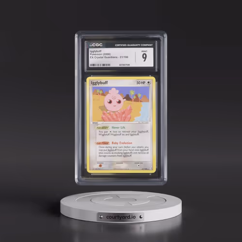 2006 EX Crystal Guardians #21/100 Igglybuff (CGC 9 MINT)