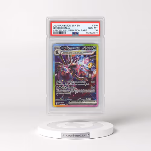 2024 Pokémon Ssp EN-Surging Sparks #240 Hydreigon EX - Holo Special Illustration Rare (PSA 10 GEM MI
