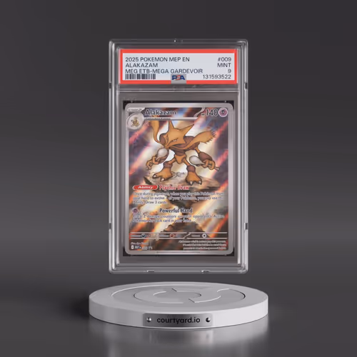 2025 Pokémon Mep EN-Me Black Star Promo #009 Alakazam - Mega Evolution Elite Trainer Box-Mega Gardev