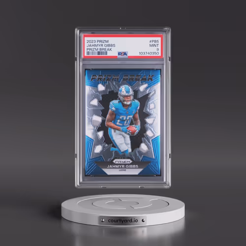2023 Panini Prizm Prizm Break #PB5 Jahmyr Gibbs (PSA 9 MINT)