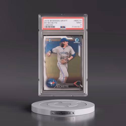 2016 Bowman Draft #BDC74 Bo Bichette - Chrome (PSA 9 MINT)