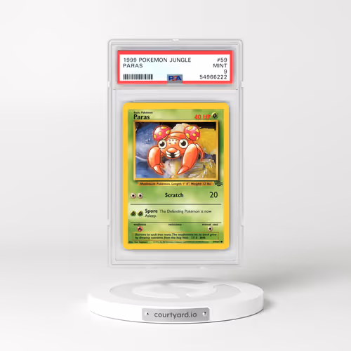 1999 Pokémon Jungle #59 Paras (PSA 9 MINT)