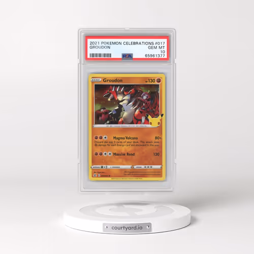 2021 Pokémon Celebrations #017 Groudon (PSA 10 GEM MINT)