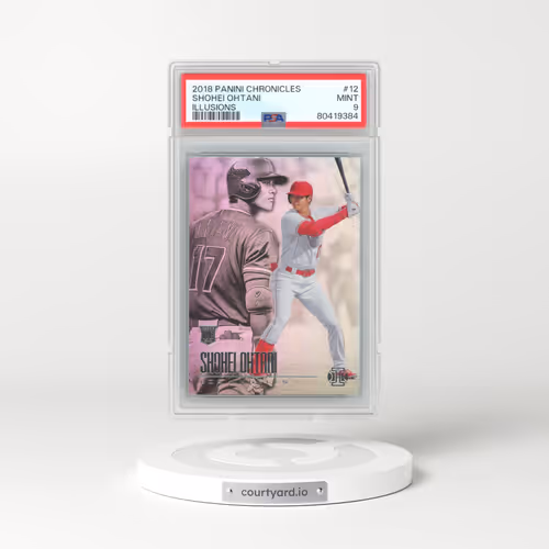 2018 Panini Chronicles Illusions #12 Shohei Ohtani (PSA 9 MINT)