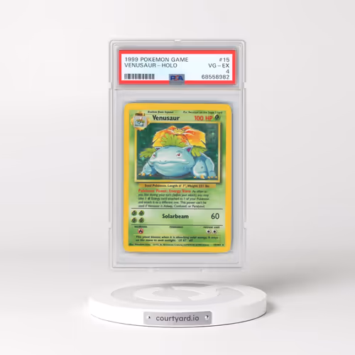 1999 Pokémon Game #15 Venusaur - Holo (PSA 4 VG-EX)