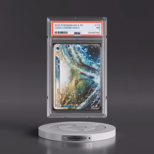 2010 Pokémon Heartgold & Soulsilver #113 Lugia Legend - Holo (PSA 7 NM)