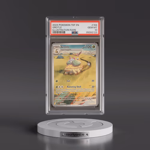 2024 Pokémon Tef EN-Temporal Forces #164 Grotle - Illustration Rare (PSA 10 GEM MINT)
