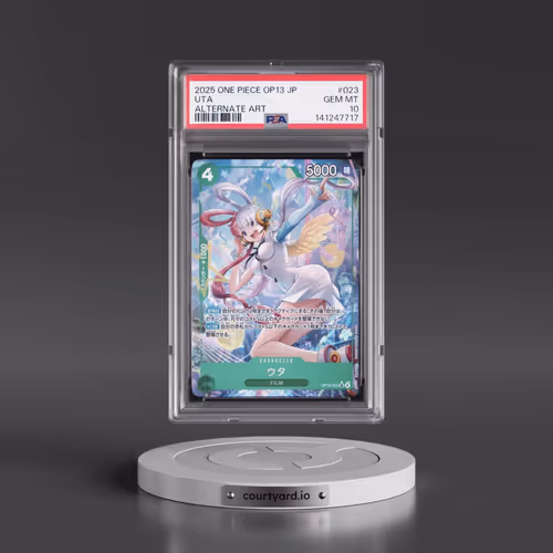 2025 One Piece Japanese OP13-Carrying on His Will #023 Uta - Alternate Art (PSA 10 GEM MINT)