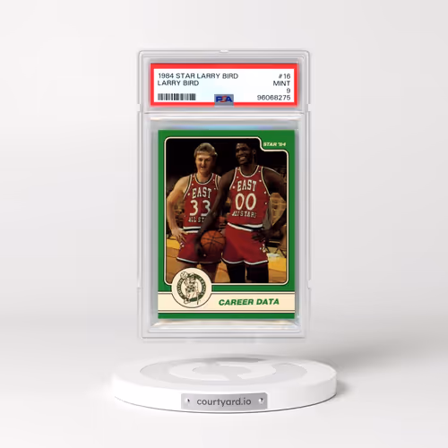 1984 Star Larry Bird #16 Larry Bird (PSA 9 MINT)