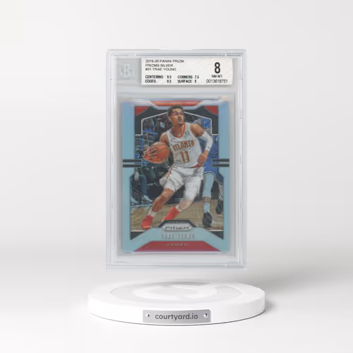 2019 Panini Prizm #31 Trae Young - Silver Prizm (BGS 8 NM-MT)