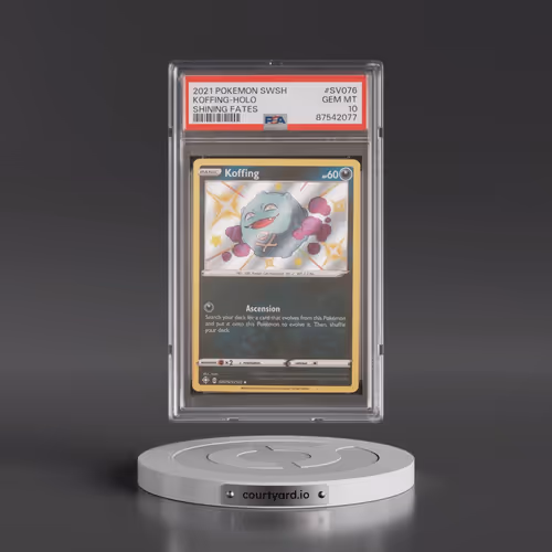 2021 Pokémon Sword & Shield Shining Fates #SV076 Koffing - Holo (PSA 10 GEM MINT)