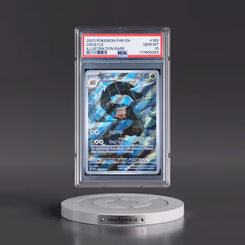 2023 Pokémon Par EN-Paradox Rift #183 Crustle - Illustration Rare (PSA 10 GEM MINT)