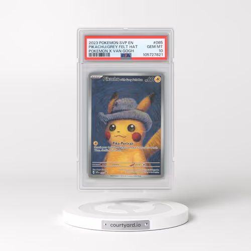 2023 Pokémon Svp EN-SV Black Star Promo #085 Pikachu With Grey Felt Hat - Pokemon X Van Gogh (PSA 10 GEM MINT)