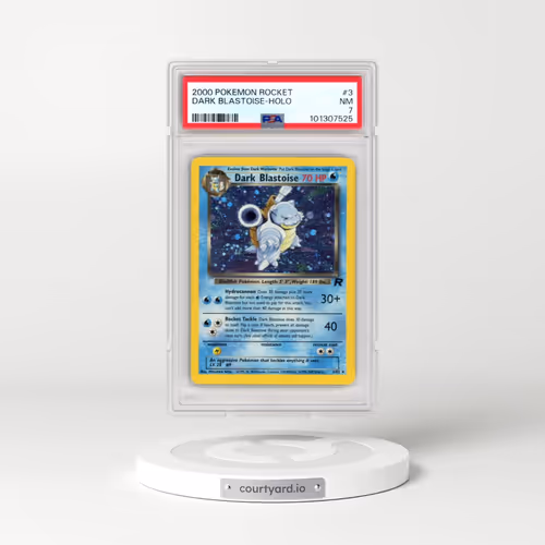 2000 Pokémon Rocket #3 Dark Blastoise - Holo (PSA 7 NM)