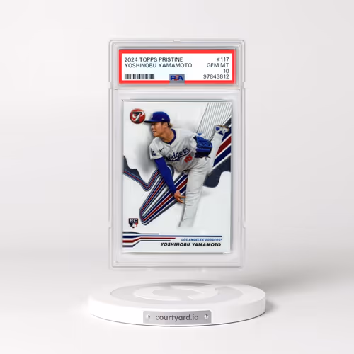 2024 Topps Pristine #117 Yoshinobu Yamamoto (PSA 10 GEM MINT)