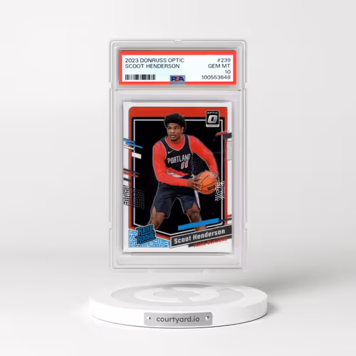 2023 Panini Donruss Optic #239 Scoot Henderson (PSA 10 GEM MINT)