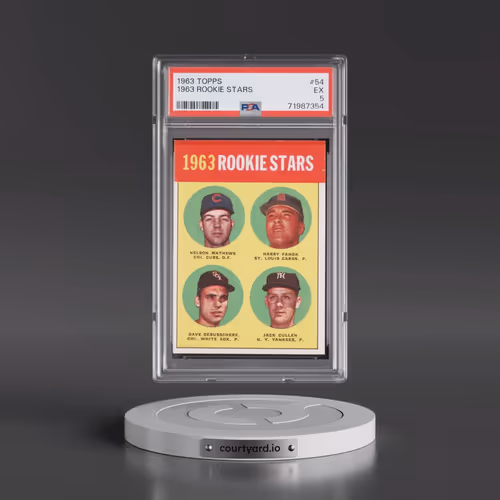 1963 Topps #54 1963 Rookie Stars (PSA 5 EX)