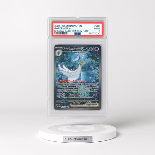 2024 Pokémon Paf EN-Paldean Fates #233 Gardevoir EX - Holo Special Illustration Rare (PSA 9 MINT)
