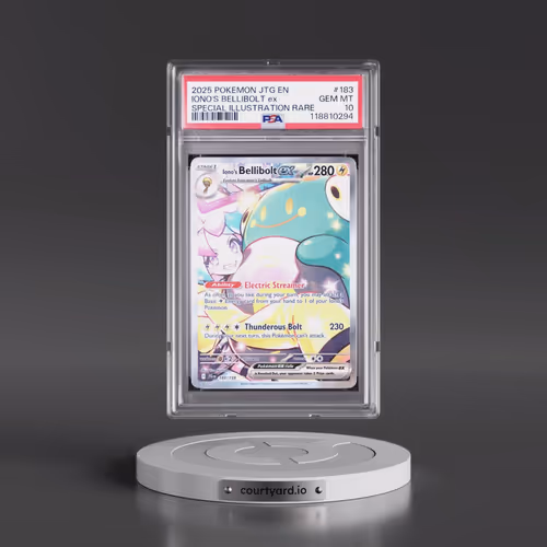 2025 Pokémon Jtg EN-Journey Together #183 Iono's Bellibolt EX - Holo Special Illustration Rare (PSA