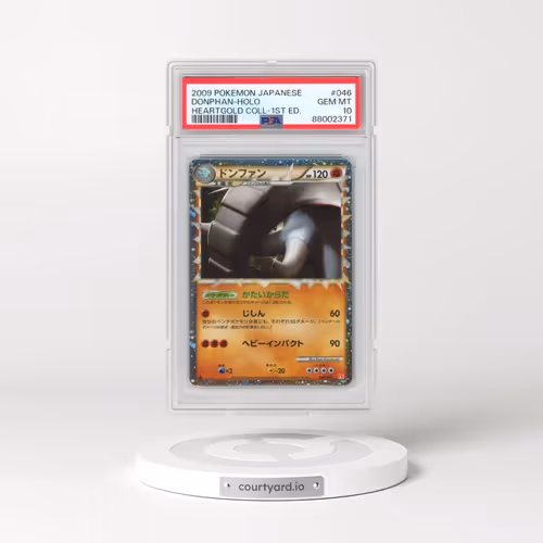 2009 Pokémon Heartgold Collection #046 Donphan - 1st Edition Holo (PSA 10 GEM MINT)