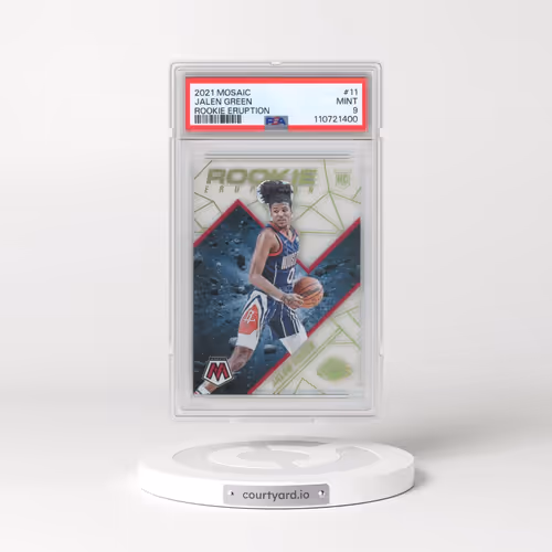 2021 Panini Mosaic Rookie Eruption #11 Jalen Green (PSA 9 MINT)