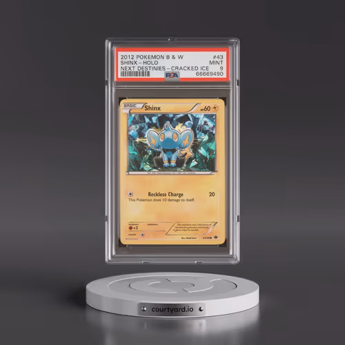 2012 Pokémon Black & White Next Destinies #43 Shinx - Holo Cracked Ice (PSA 9 MINT)