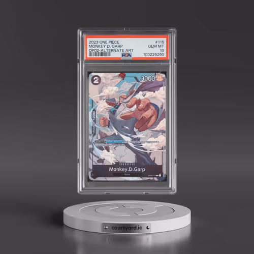 2023 One Piece OP02-Paramount War #115 Monkey D. Garp - Alternate Art (PSA 10 GEM MINT)
