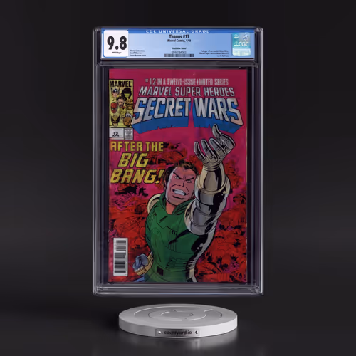 Thanos #13 CGC 9.8 White Pages (Marvel Comics, 1/18) - Universal Lenticular Cover