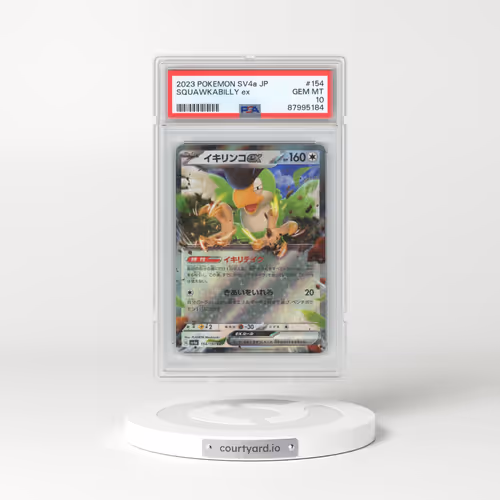 2023 Pokémon Sv4a-Shiny Treasure EX #154 Squawkabilly EX - Holo (PSA 10 GEM MINT)