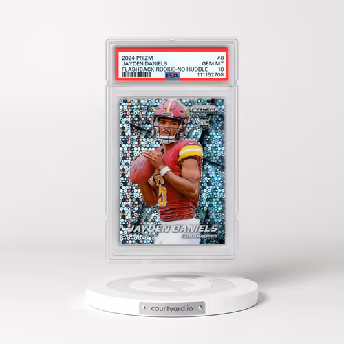 2024 Panini Prizm Prizm Flashback Rookie #8 Jayden Daniels - No Huddle (PSA 10 GEM MINT)