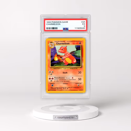 1999 Pokémon Game #24 Charmeleon (PSA 5 EX)