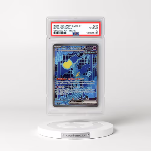 2024 Pokémon Sv8a-Terastal Fest EX #214 Iron Crown EX - Holo Special Art Rare (PSA 10 GEM MINT)