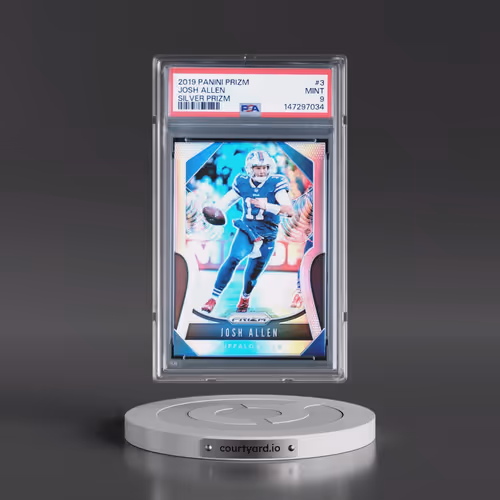 2019 Panini Prizm #3 Josh Allen - Silver Prizm (PSA 9 MINT)