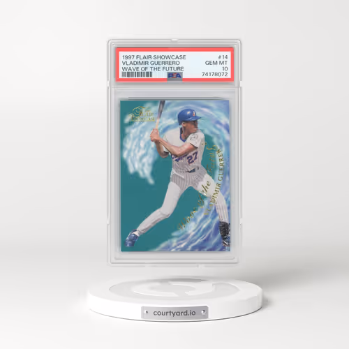 1997 Flair Showcase Wave of the Future #14 Vladimir Guerrero (PSA 10 GEM MINT)