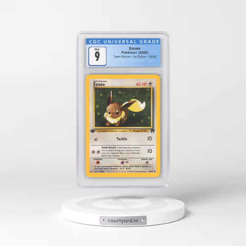 2000 Team Rocket #55/82 Eevee - 1st Edition 1st Edition (CGC 9 MINT)