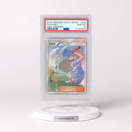 2018 Pokémon Sun & Moon Lost Thunder #210 Kahili - Full Art (PSA 10 GEM MINT)