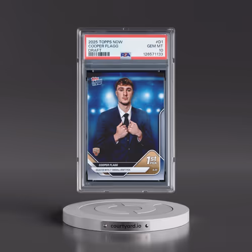 2025 Topps Now Draft #D1 Cooper Flagg (PSA 10 GEM MINT)