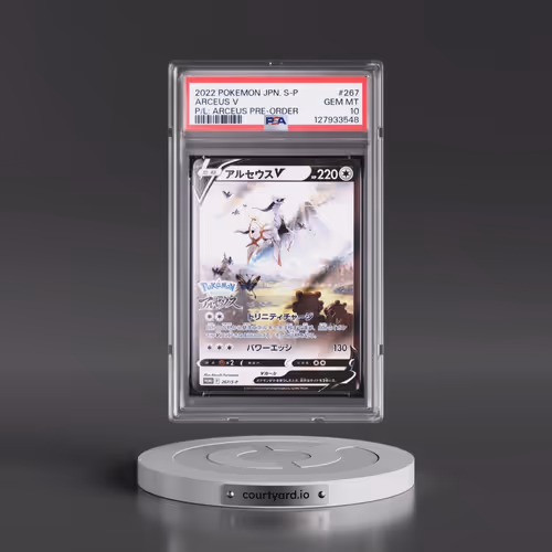2022 Pokémon S Promo #267 Arceus V - Holo Pokemon Legends: Arceus Pre-Order (PSA 10 GEM MINT)
