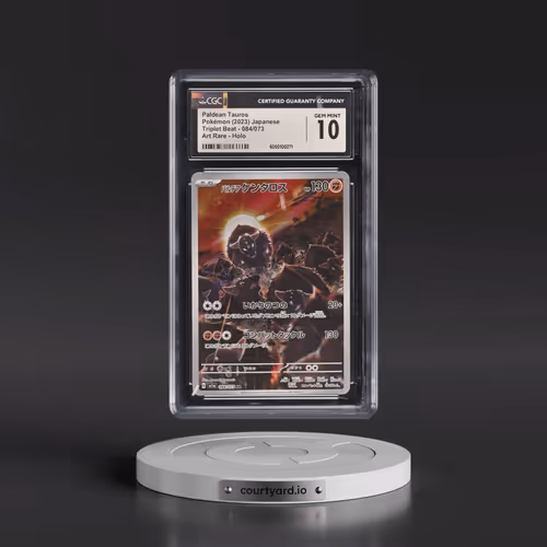 2023 Triplet Beat #084/073 Paldean Tauros - Art Rare Holo (CGC 10 GEM MINT)