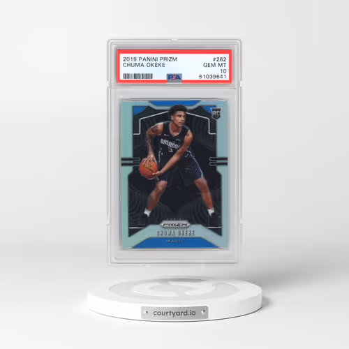 2019 Panini Prizm #262 Chuma Okeke (PSA 10 GEM MINT)