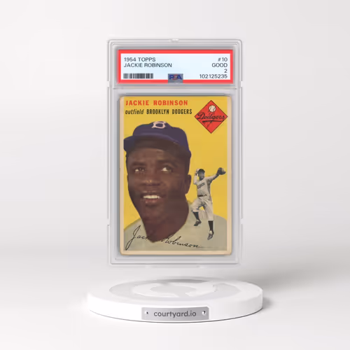 1954 Topps #10 Jackie Robinson (PSA 2 GOOD)