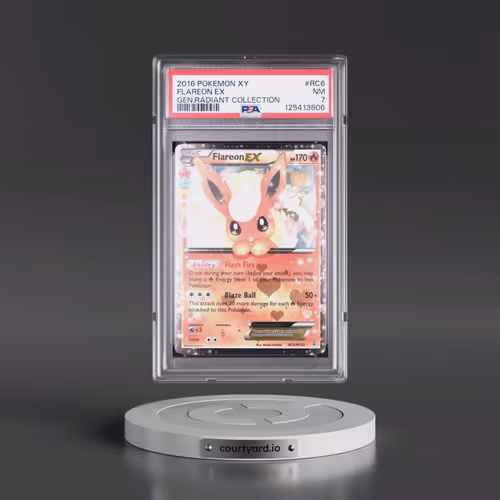 2016 Pokémon XY Generations Radiant Collection #RC6 Flareon EX - Holo (PSA 7 NM)
