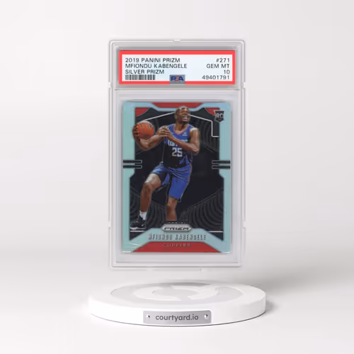 2019 Panini Prizm #271 Mfiondu Kabengele - Silver Prizm (PSA 10 GEM MINT)