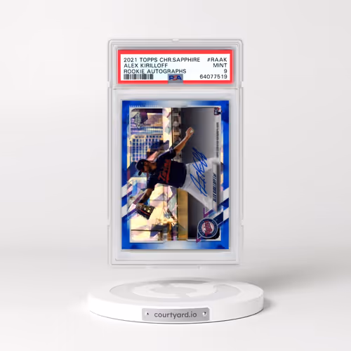 2021 Topps Chrome Sapphire Rookie Autographs #RAAK Alex Kirilloff (PSA 9 MINT)