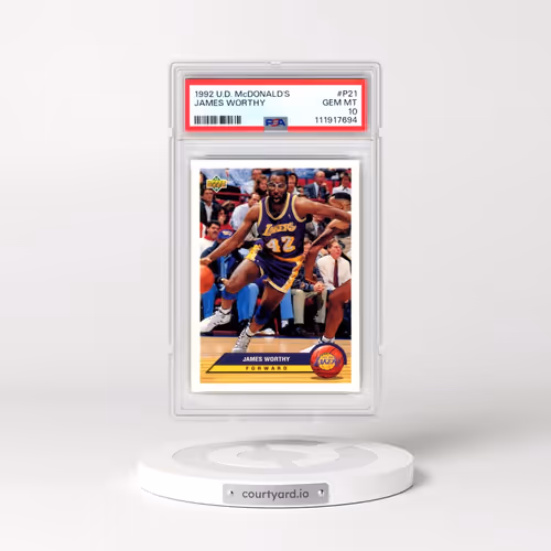 1992 Upper Deck McDonald's #P21 James Worthy (PSA 10 GEM MINT)