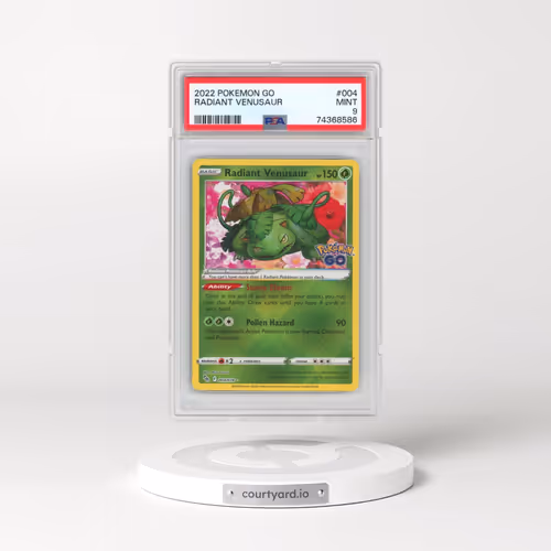 2022 Pokémon Go #004 Radiant Venusaur - Holo (PSA 9 MINT)