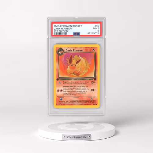 2000 Pokémon Rocket #35 Dark Flareon - 1st Edition (PSA 9 MINT)