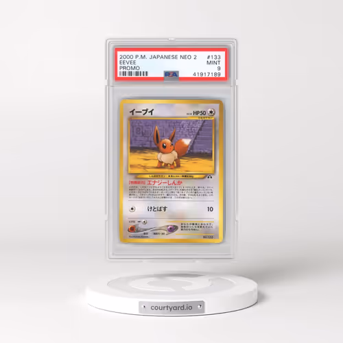 2000 Pokémon Neo 2 Promo #133 Eevee - Promo (PSA 9 MINT)