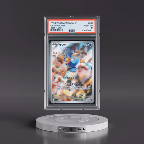 2024 Pokémon Sv5a-Crimson Haze #072 Cramorant - Art Rare (PSA 10 GEM MINT)